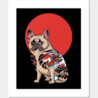 French Bulldog Yakuza Posters and Art